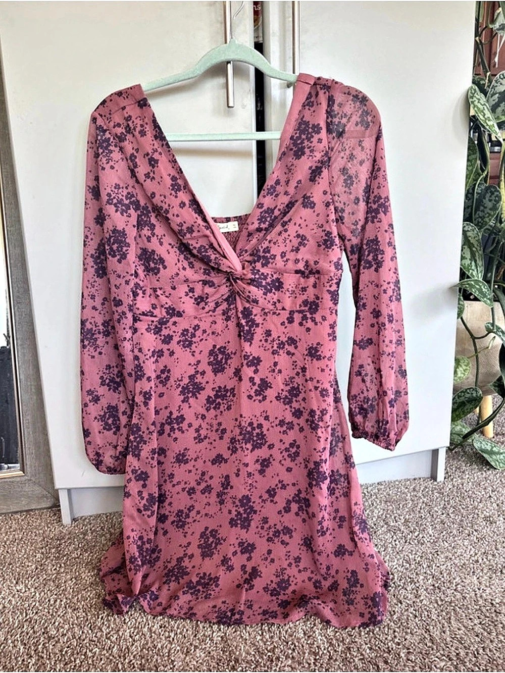 Endless Rose Floral Mini Dress in Pink & Purple